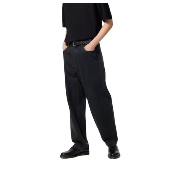 Uniqlo‎ Wide Straight Jeans in Dark Gray - Size 30x30 - Picture 1 of 5